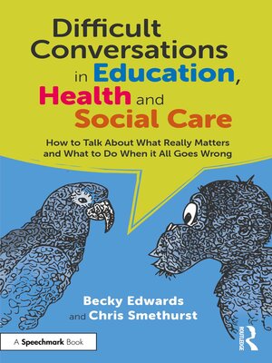 cover image of Difficult Conversations in Education, Health and Social Care